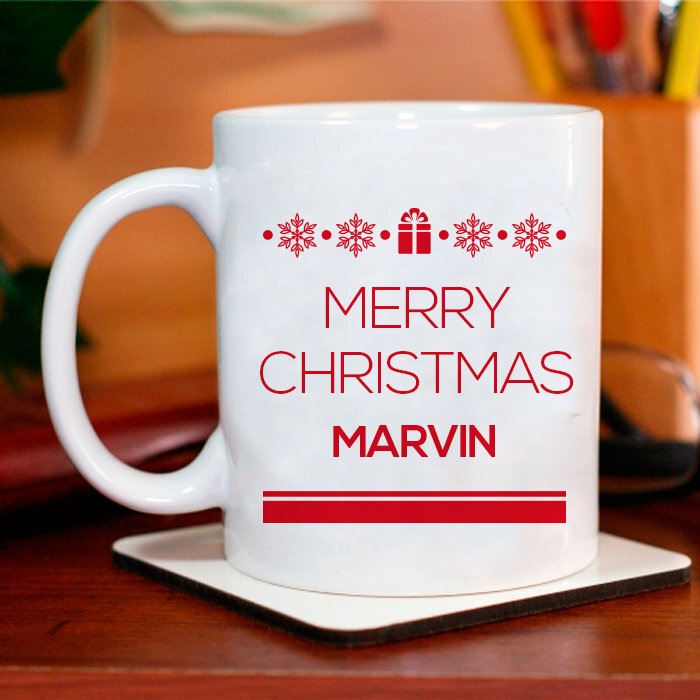 Christmas Mug Personalized Christmas Party Favors Holiday Coffee Mug Christmas