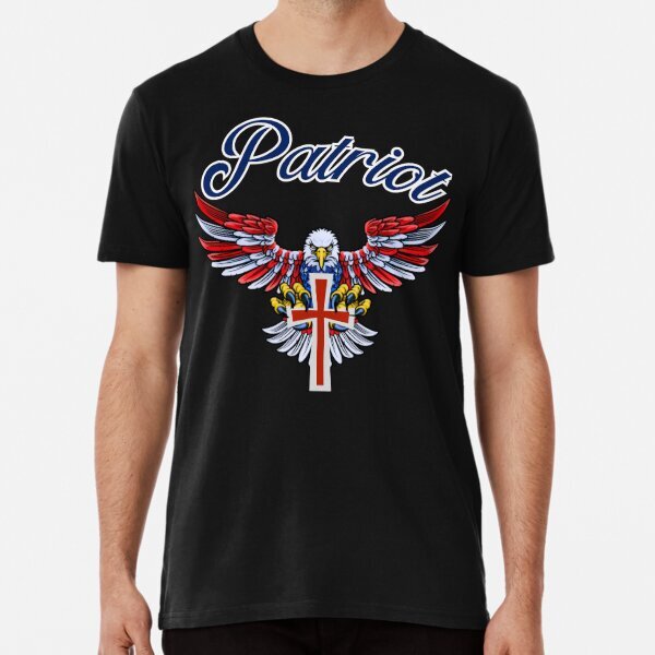 Patriot (Cross) Premium Political Support Made in USA T-Shirt S-5XL