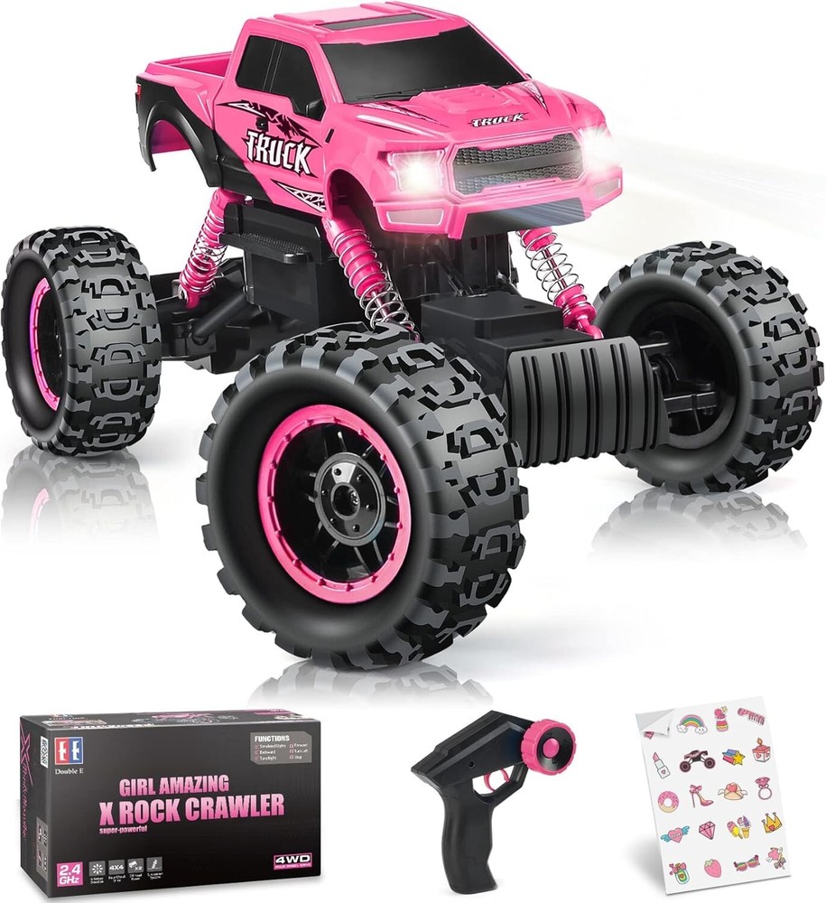 Realistic 1/12 Scale RC Crawler Truck - Dual Motors & Anti-Collision Bumper
