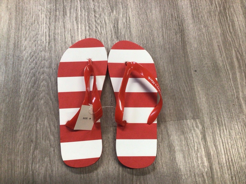 Members Mark Medium Flip Flops Comfortable Beach Sandals  -image
