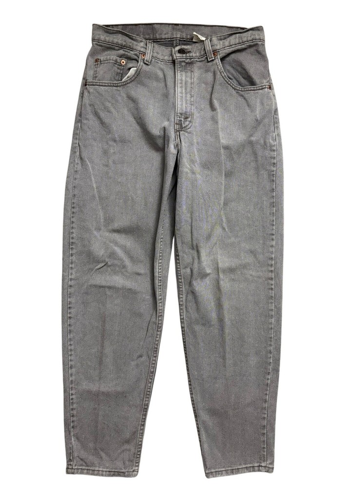 Vintage Levi's 560 Jeans Mens Size 32x30 Gray Light Wash Loose Taper 93