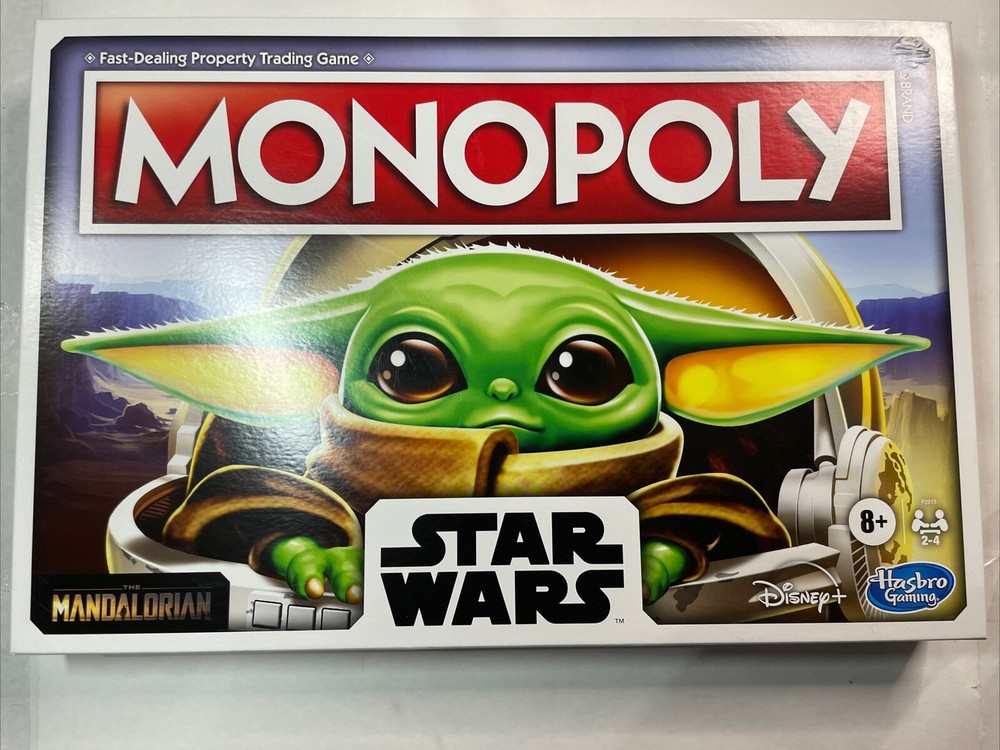 Monopoly Star Wars The Child Edition Board Game The Mandalorian Disney Hasbro