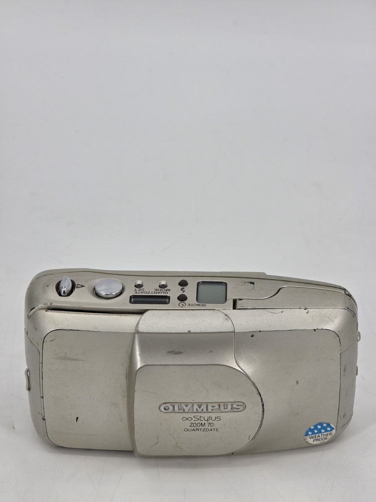 Olympus Infinity Stylus Zoom 70 35mm Film Camera QuartzDate Tested Works
