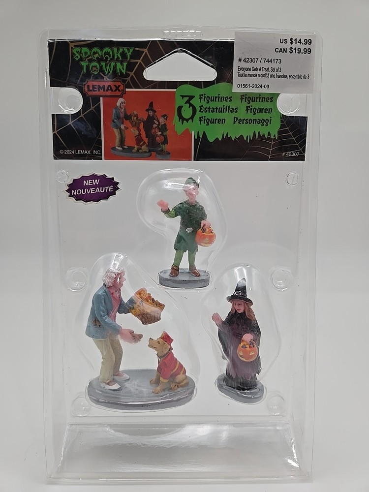 Lemax® Spooky Town® Everyone Gets a Treat 3 pcs. FIGURINEs for Halloween Village