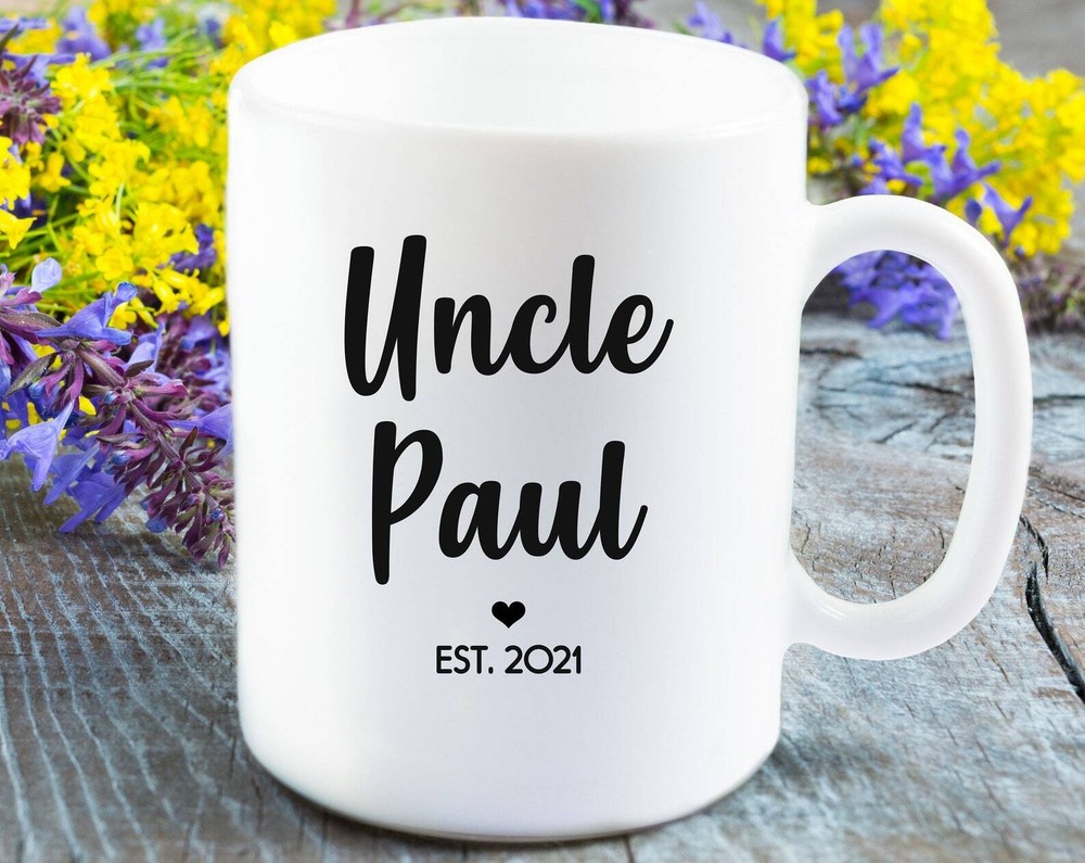 Personalized New Uncle Mug L Promoted To Uncle Lpregnancy Reveal To Brother L