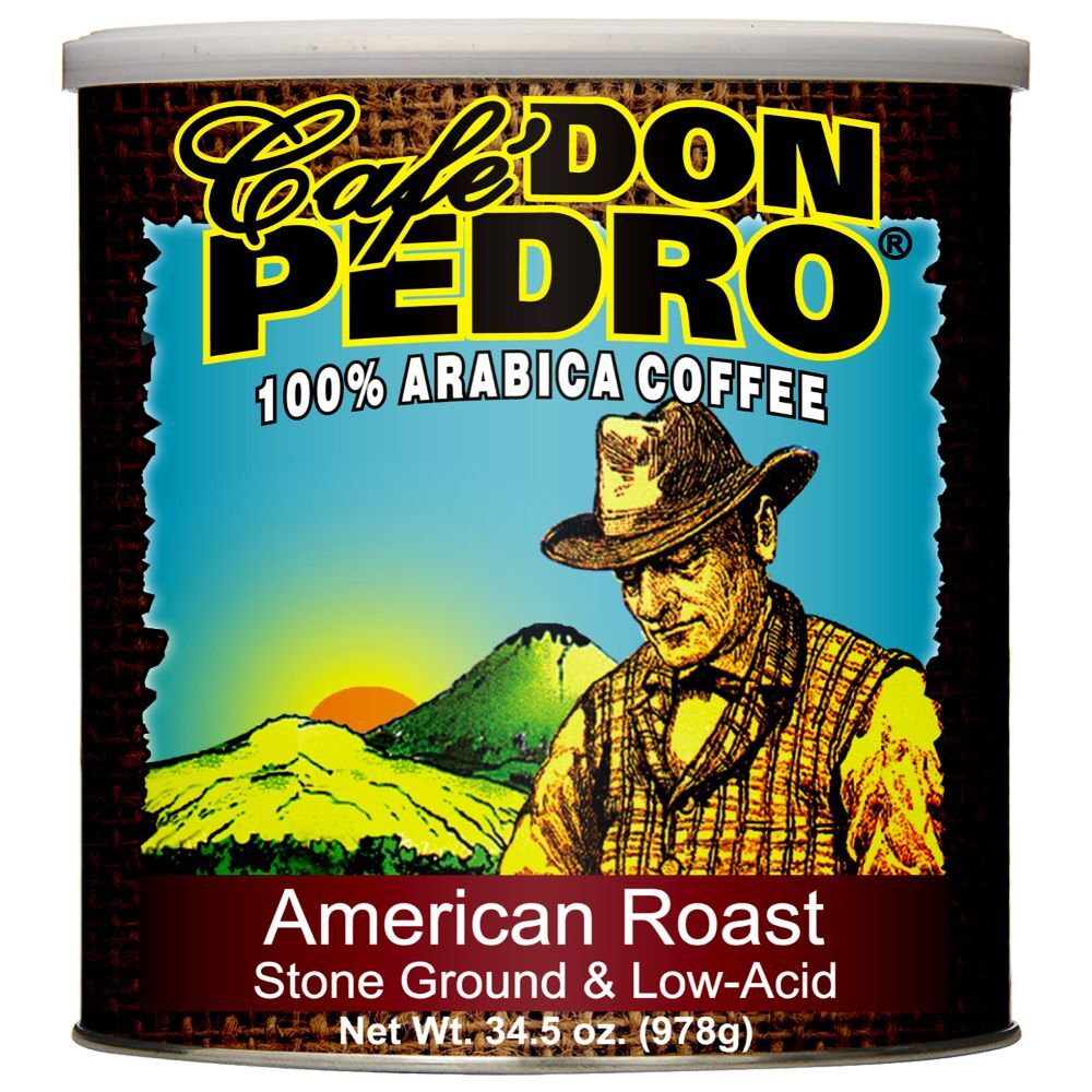 Cafe Don Pedro American Roast Low-Acid Coffee Large Can