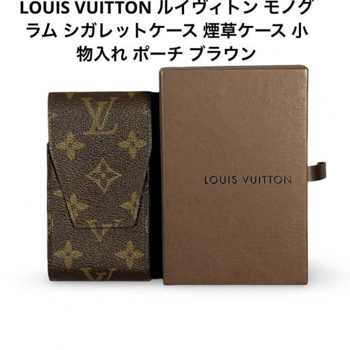 LOUIS VUITTON Louis Vuitton Monogram Cigarette Case