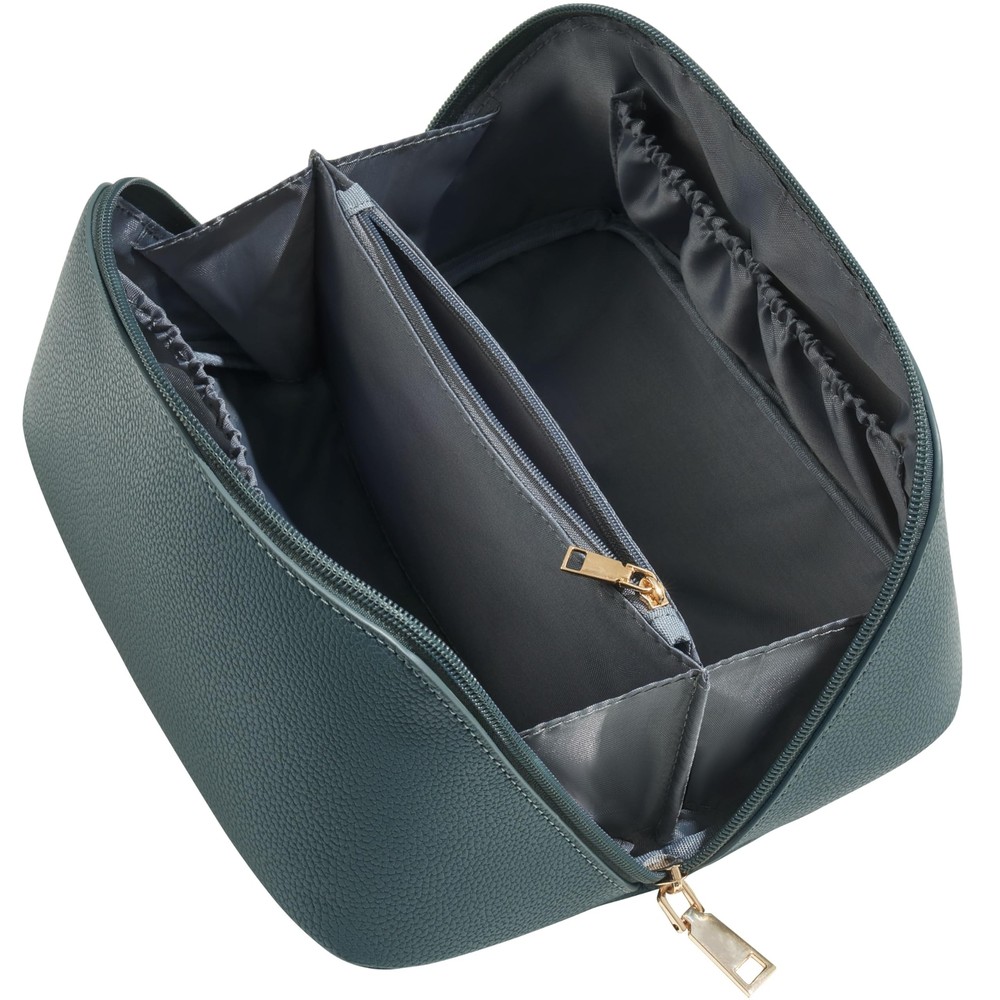 Yarnic Green Travel Makeup Bag Large Capacity Toiletry Cosmetic Pouch