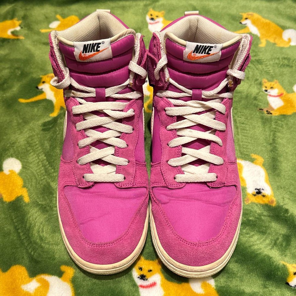 Men 9.0US Nike Dunk High Hi 08 Club Pink/Sail Men Sneaker Original Sports Collec
