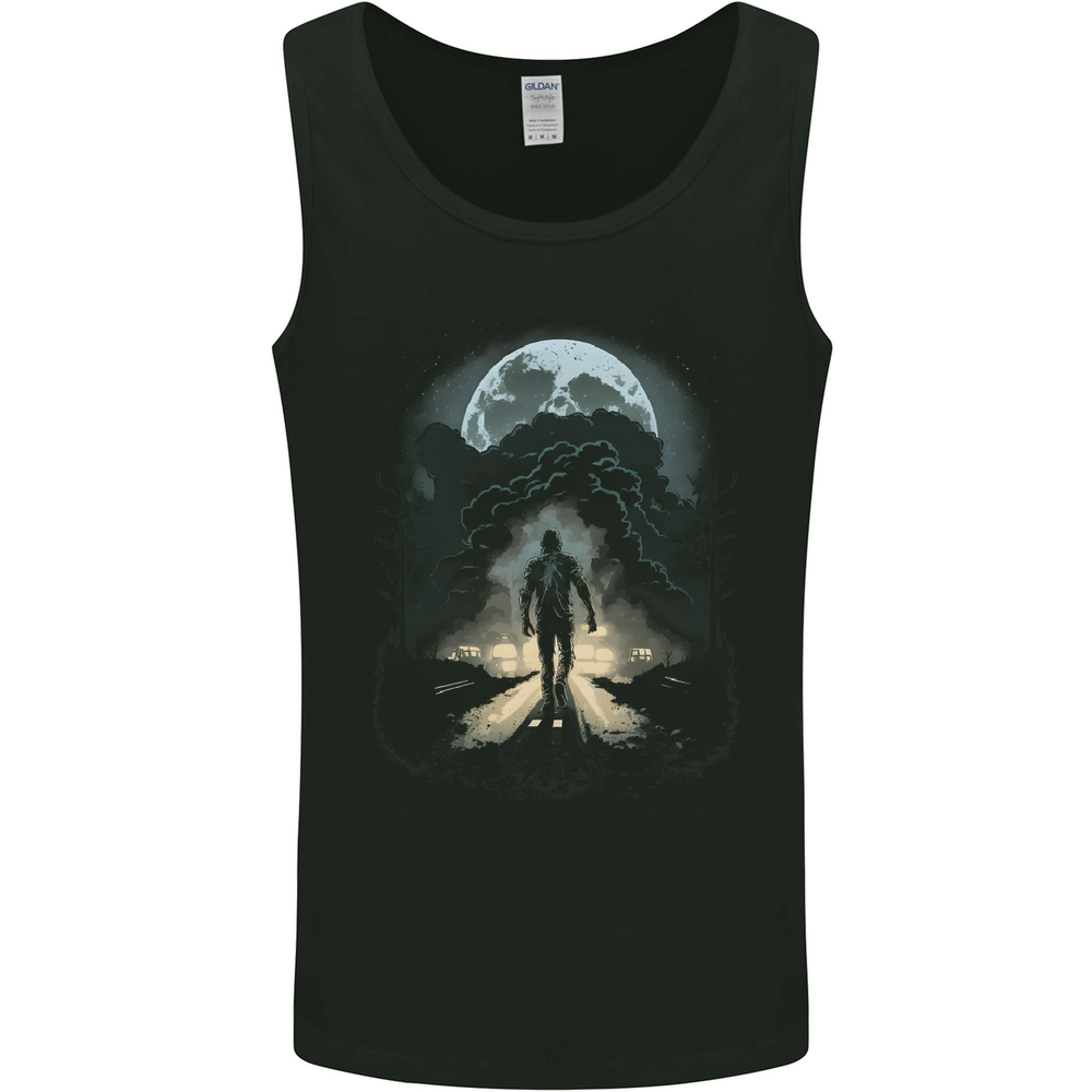 Zombie Street Halloween Mens Vest Tank Top