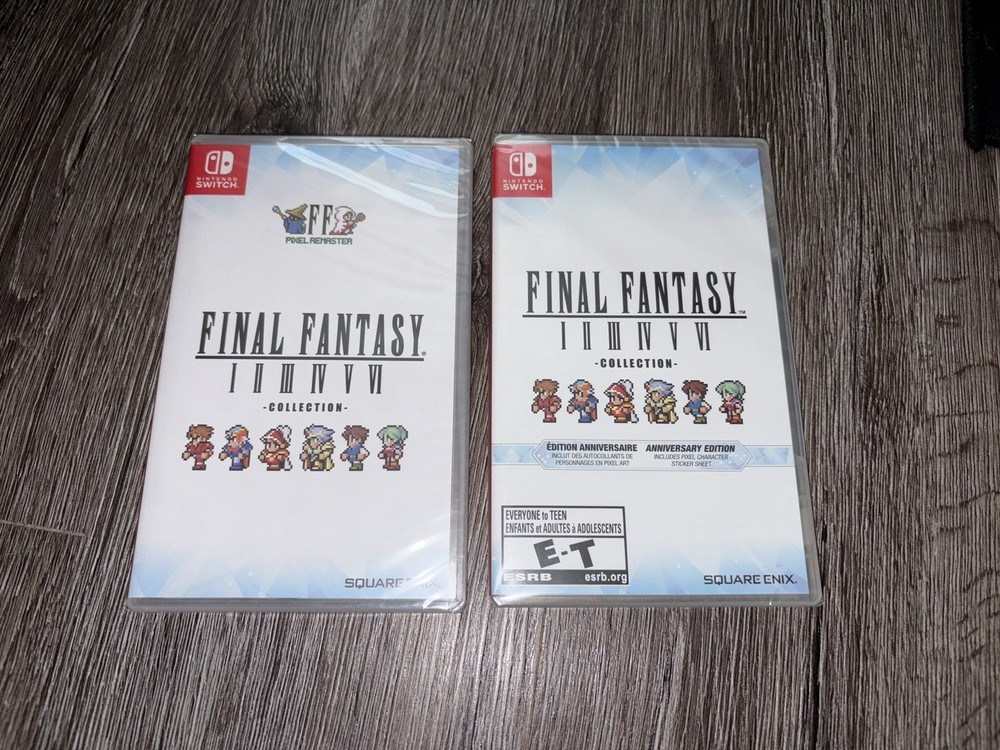 Final Fantasy I-VI Collection Pixel Remaster Nintendo Switch Both NEW Sealed