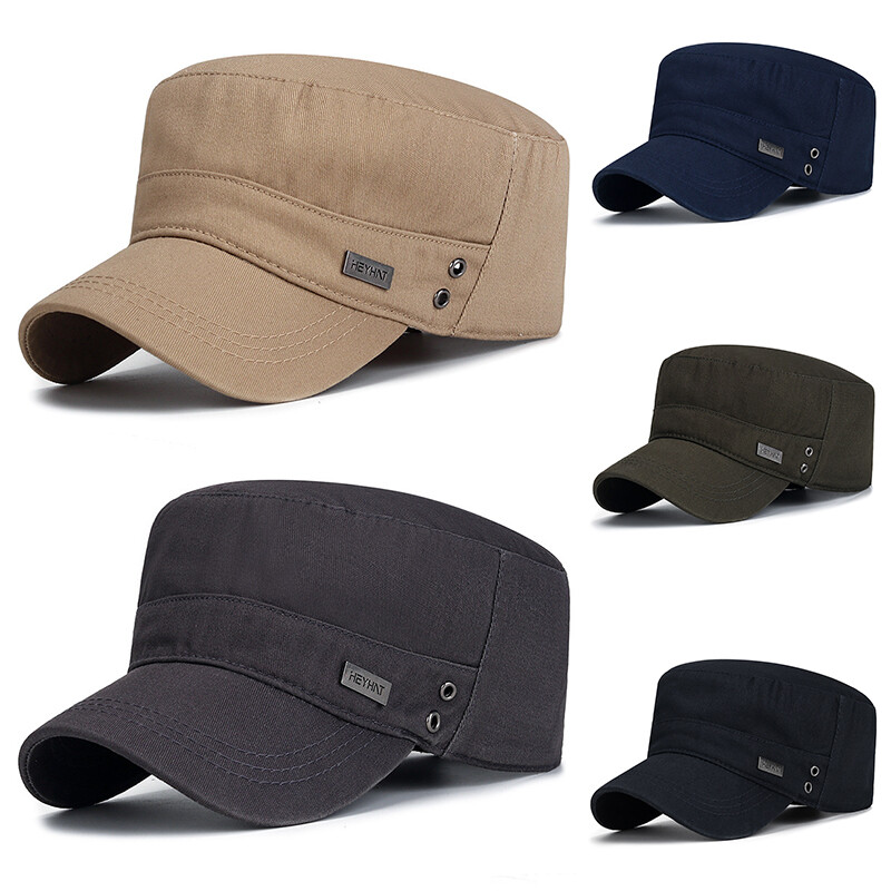 Flat Top Caps Cadet Hat Baseball Hat Military Cap Army Hats Autumn Casual Female