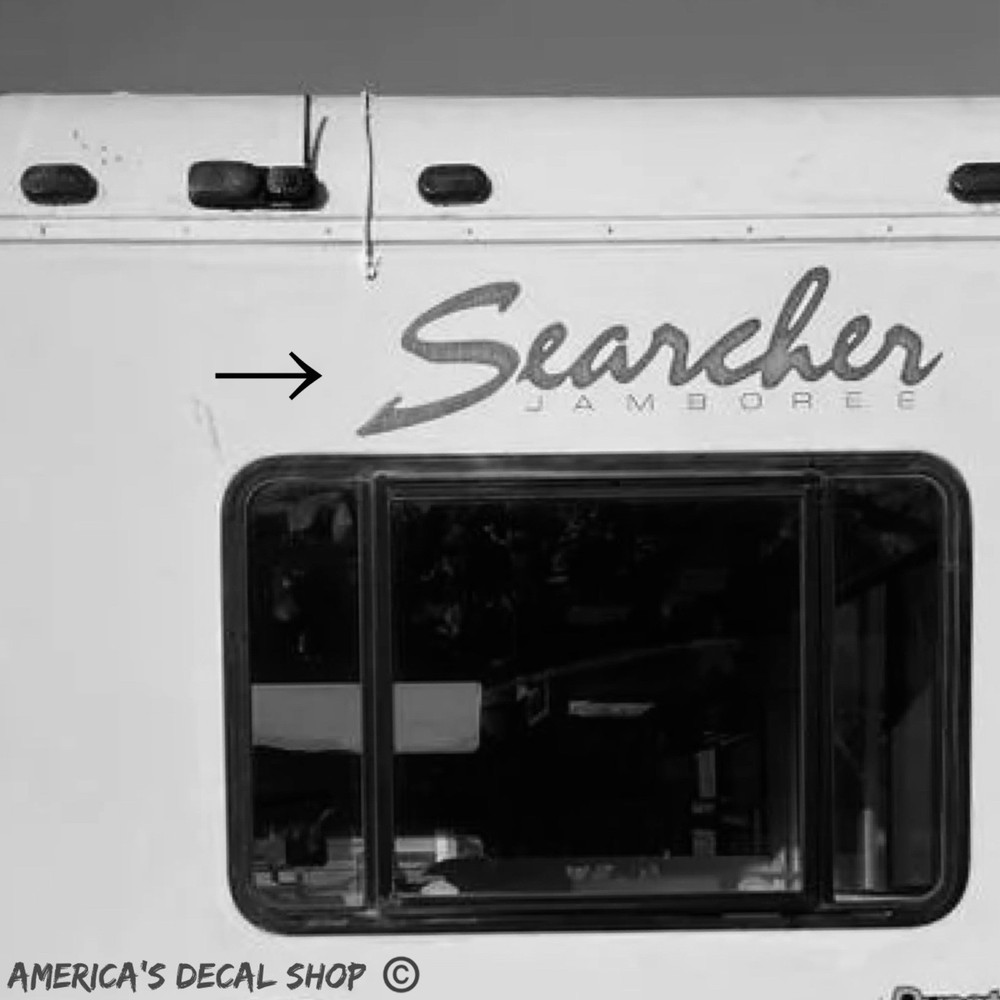 Vintage Fleetwood Jamboree Searcher RV Camper Decals (Set Of 2) OEM New