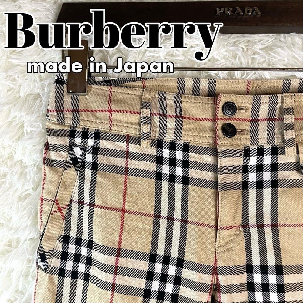 Burberry Nova Plaid Shorts Made In Japan