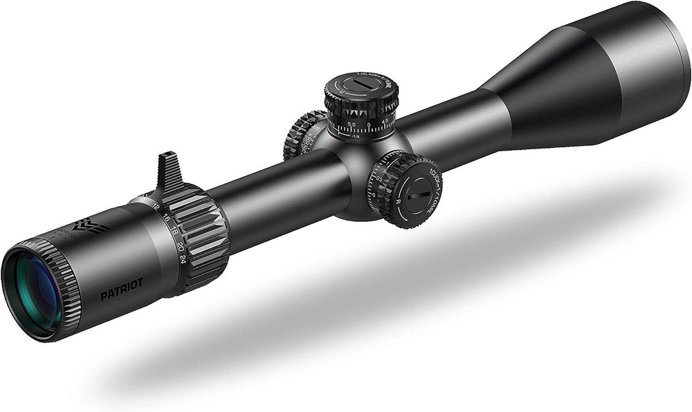 Swampfox Patriot FFP Variable 4X Zoom Scope 6-24x50 Reticle MOA PAT62450-M