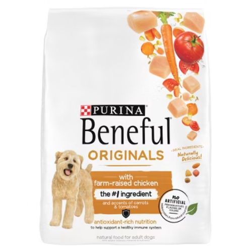 Purina Beneful Real Chicken Adult Dry Dog Food 14lb Bag  