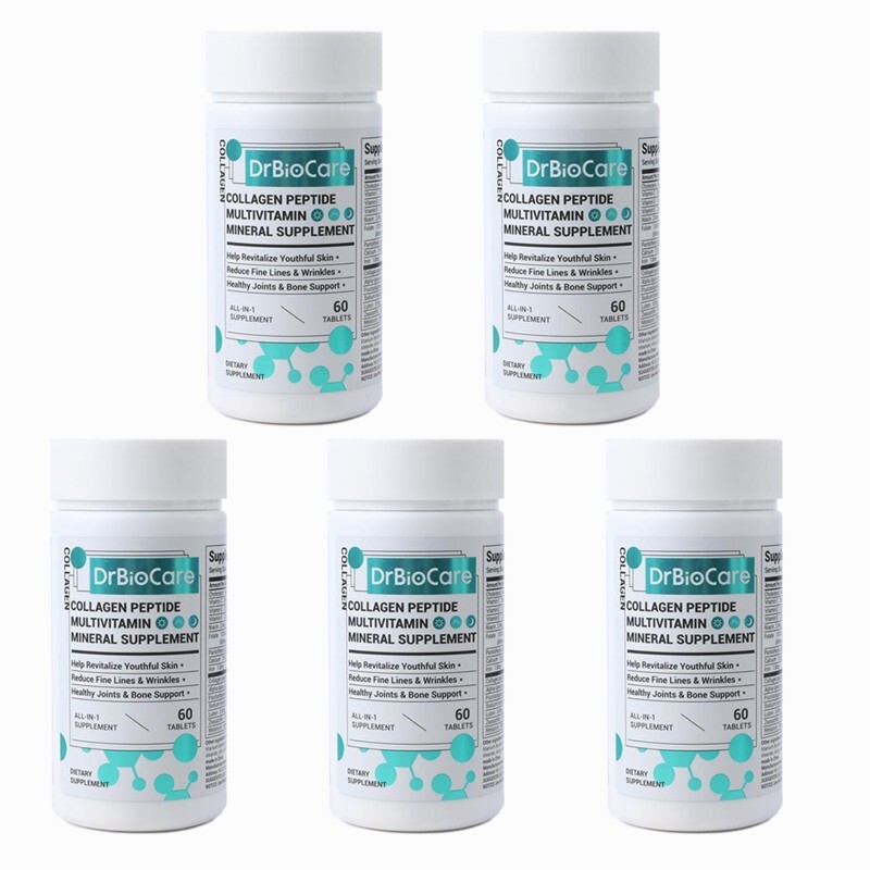 Flash Sale- 5 bottles DrBioCare Collagen Peptide，Vitamin & Mineral-image