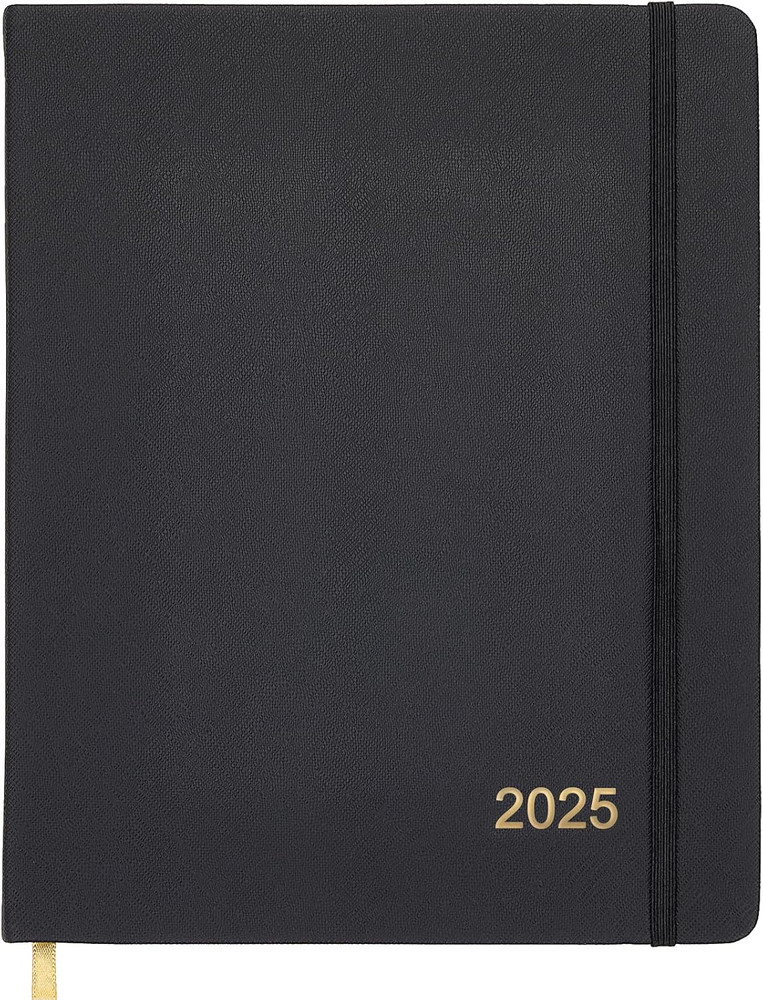 2025 Textured Cover Weekly Monthly Planner, 8