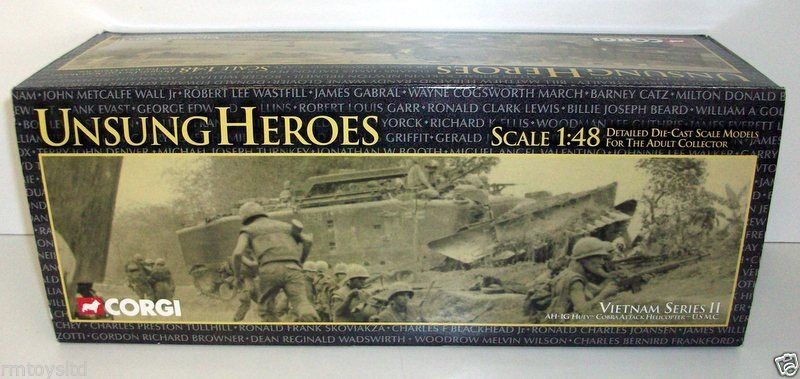 CORGI 1/48 - US51202 AH-1G HUEY COBRA ATTACK HELICOPTER USMC