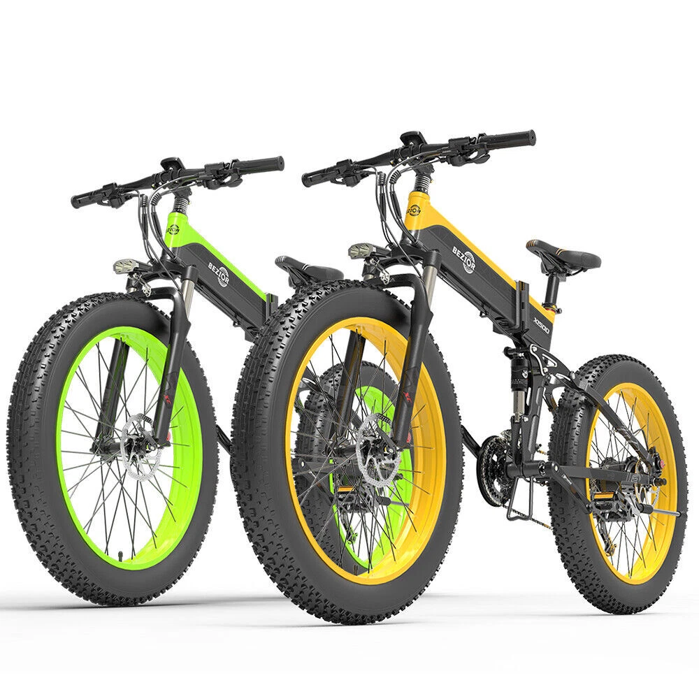 Powerful X1500 E-Bike with 1500W Motor 26 Fat Tires 48V 12.8AH Battery