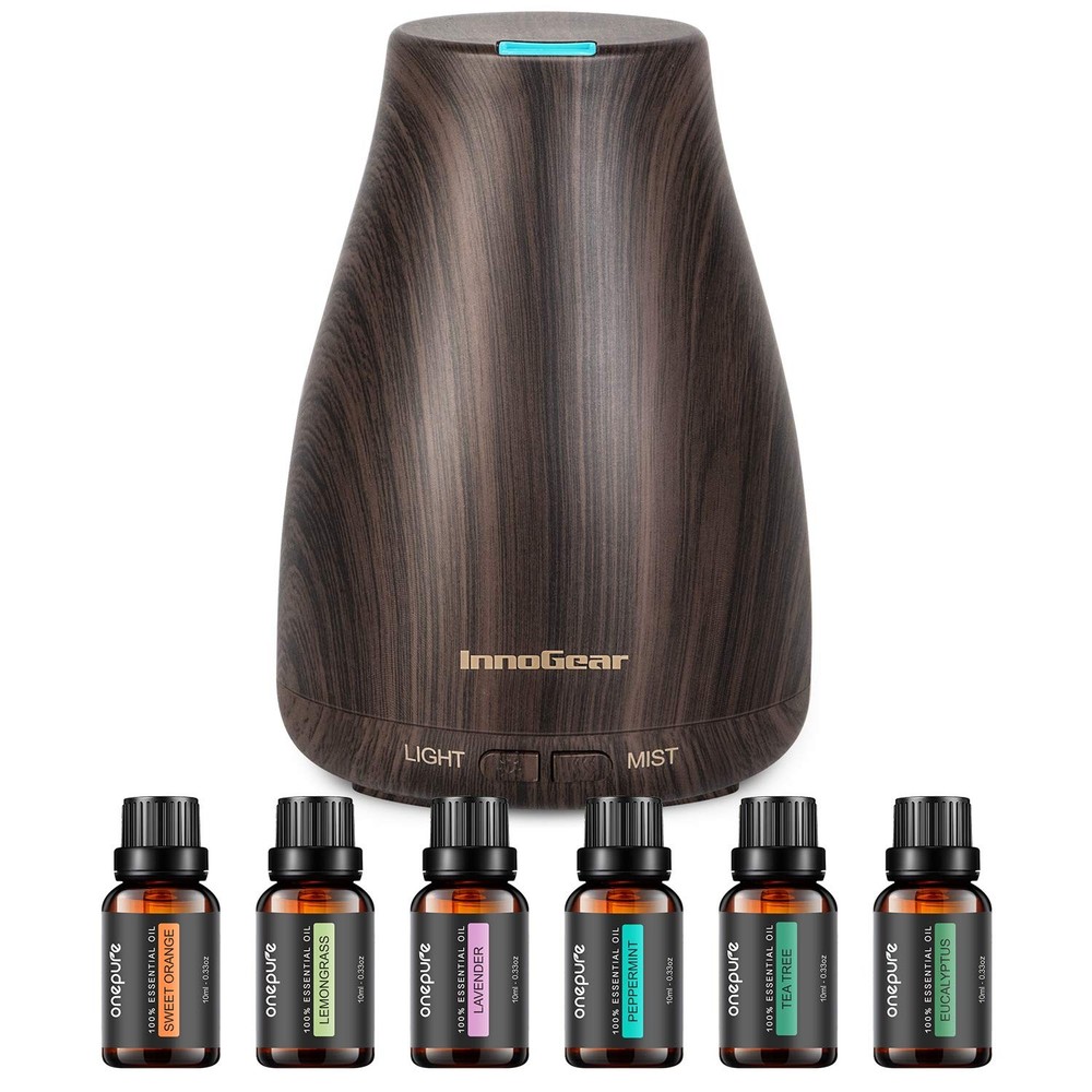 100ml Aromatherapy Essential Oil Diffuser with 6 Oils