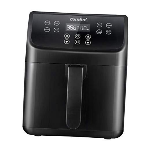 5.8Qt Digital Air Fryer Toaster Oven Oilless Cooker 1700W 8 Presets