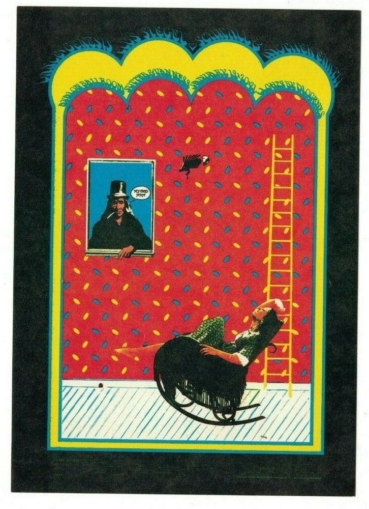 Vintage Genesis Mother Earth Avalon Ballroom Family Dog Postcard FD-102 NM B-5