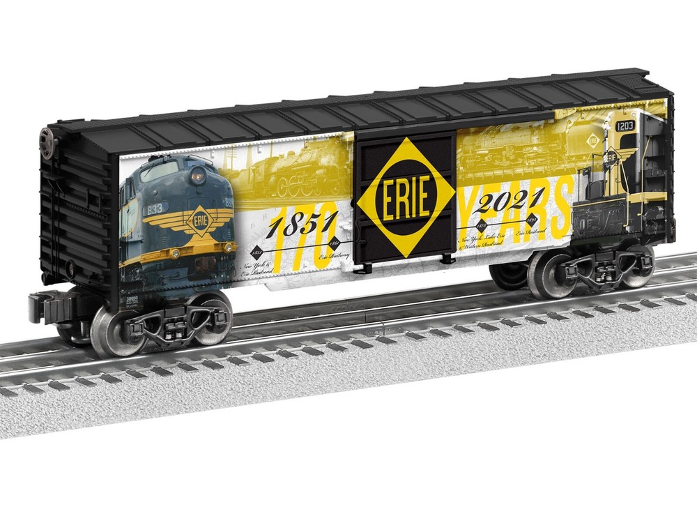Lionel 2138050 Erie 170th Anniversary O Gauge Boxcar Train  