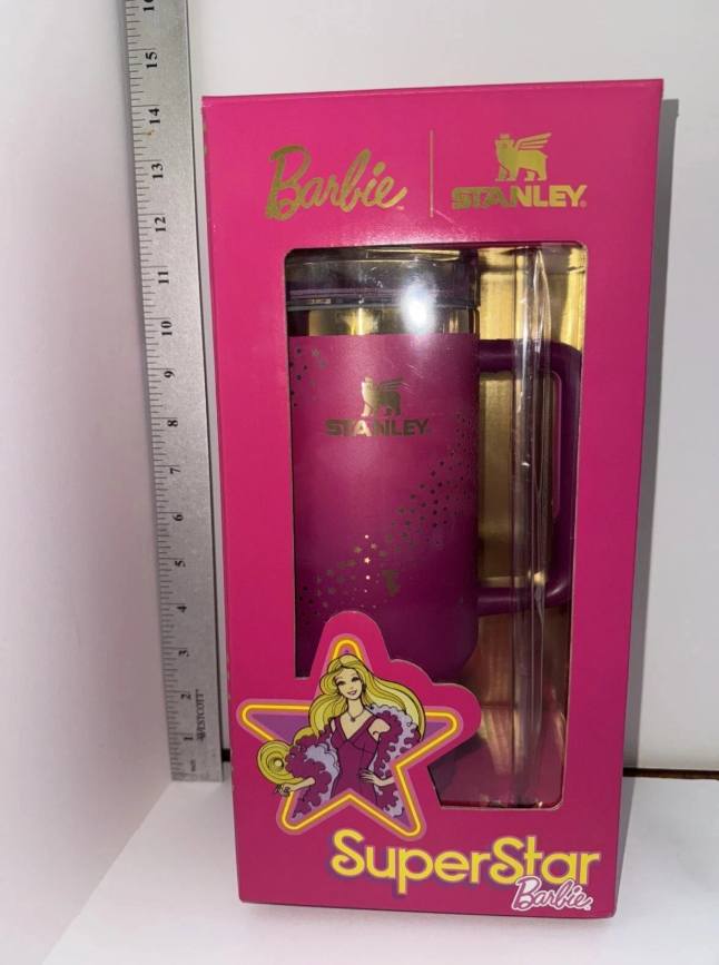 Barbie x Stanley 70’s SUPERSTAR Tumbler 40 oz Quencher Limited Edition