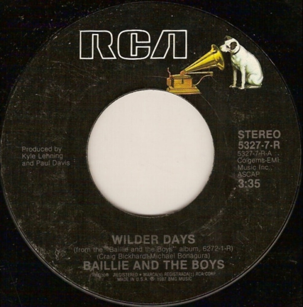 Baillie & The Boys - Wilder Days - RCA - 5327-7-R - 7