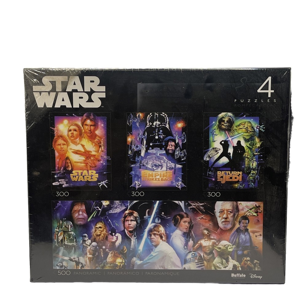 Buffalo Games Star Wars Collector's Edition 4-in-1 Jigsaw Puzzle Multipack 9321