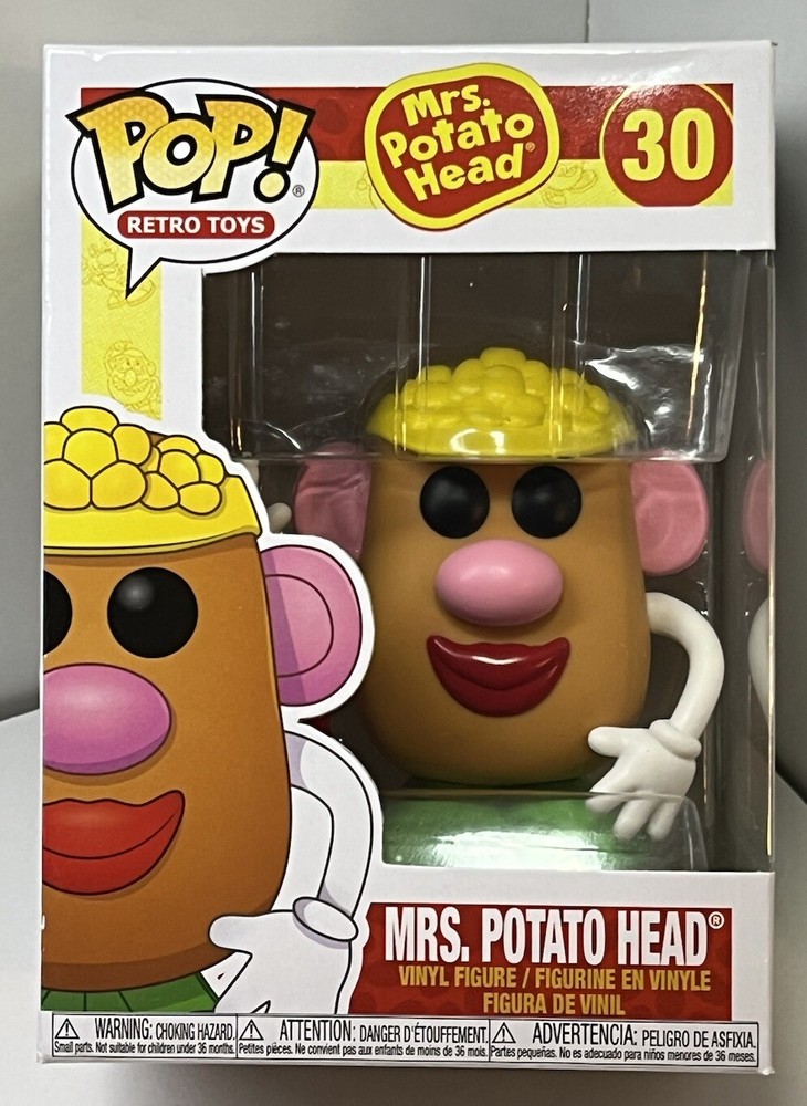 Mrs Potato Head Funko Vinyl Figure #30 Retro Toys Series New With Pop Protector