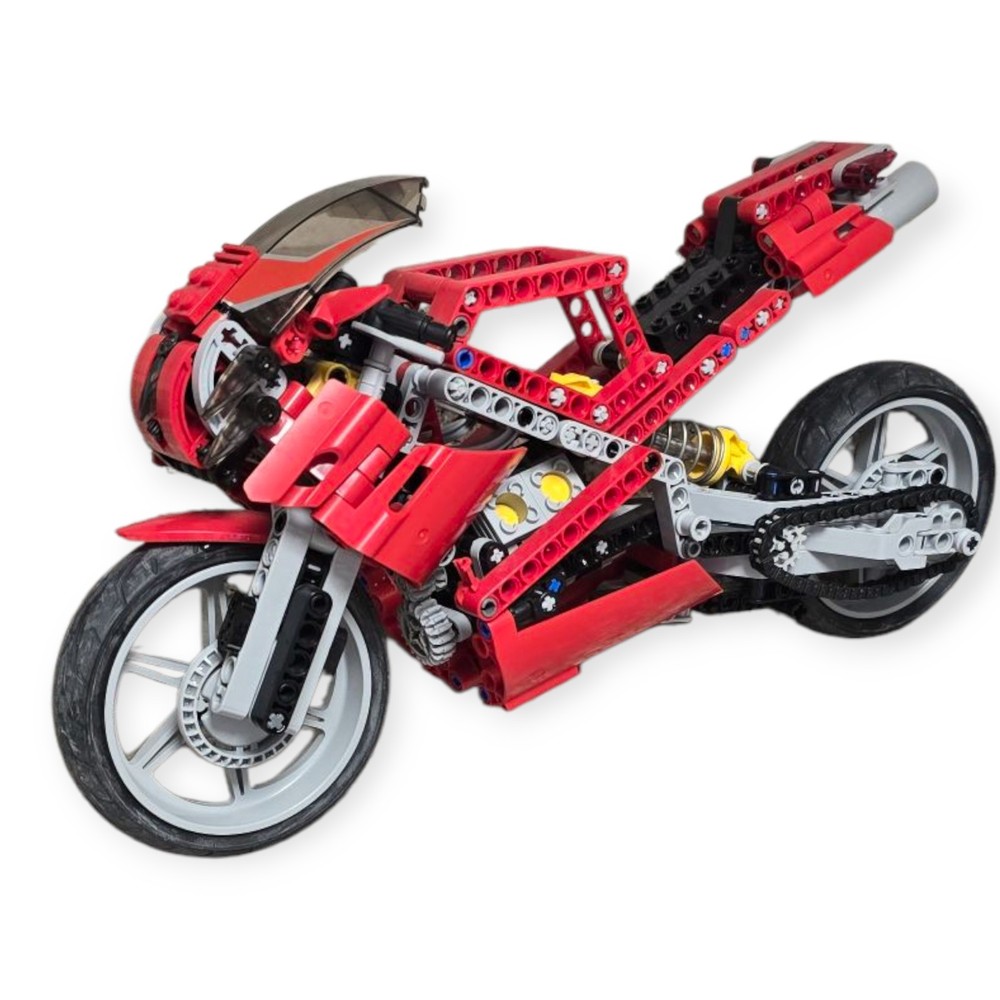 LEGO Technic 8420 Street Bike Motorcycle Motorbike Complete Set No Box