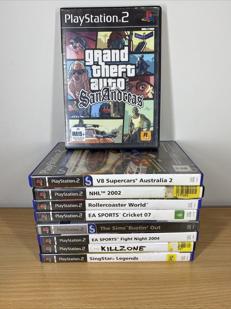 9 PS2 Playstation 2 Games Bundle - Great Condition Tested Works