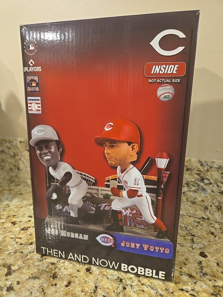 Joe Morgan Joey Votto Cincinnati Reds MLB Then & Now Bobblehead #/421 NIB