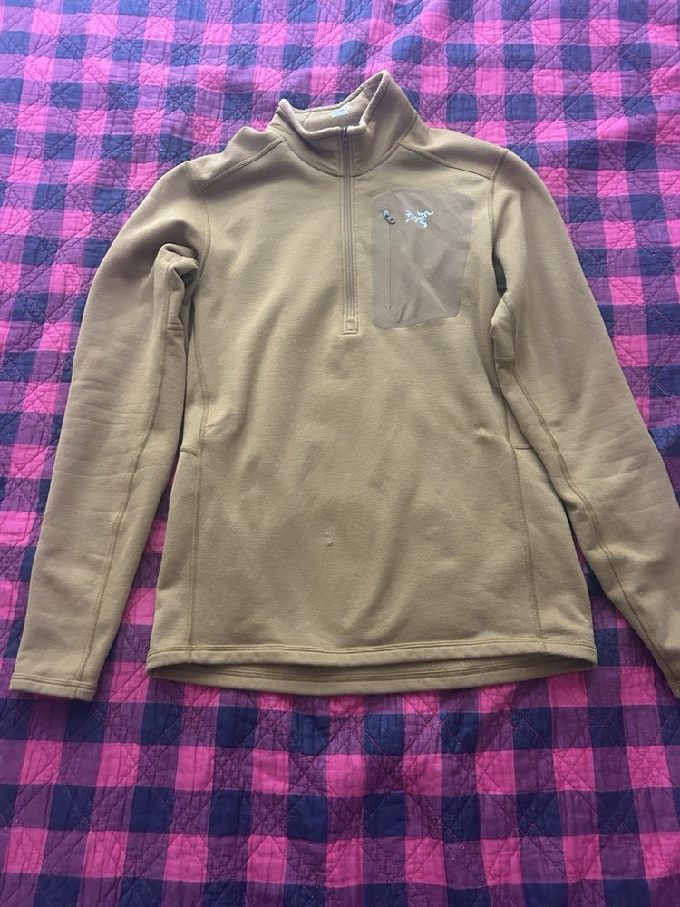 Arc'teryx Men's Rho Heavyweight Zip Neck, Yukon, Medium