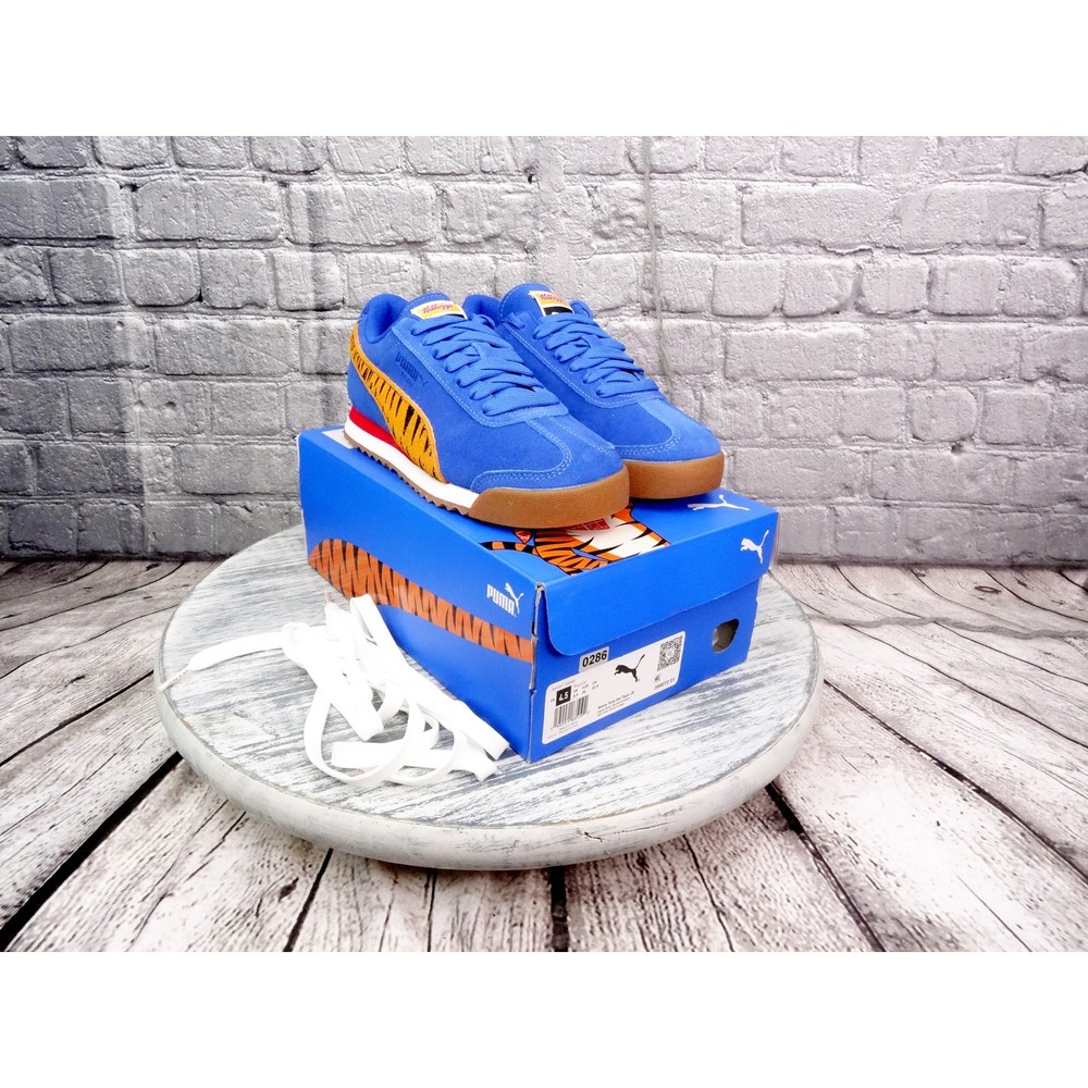 Puma Frosted Flakes Sneakers Blue Youth 4Y Womens 5.5 Brand New