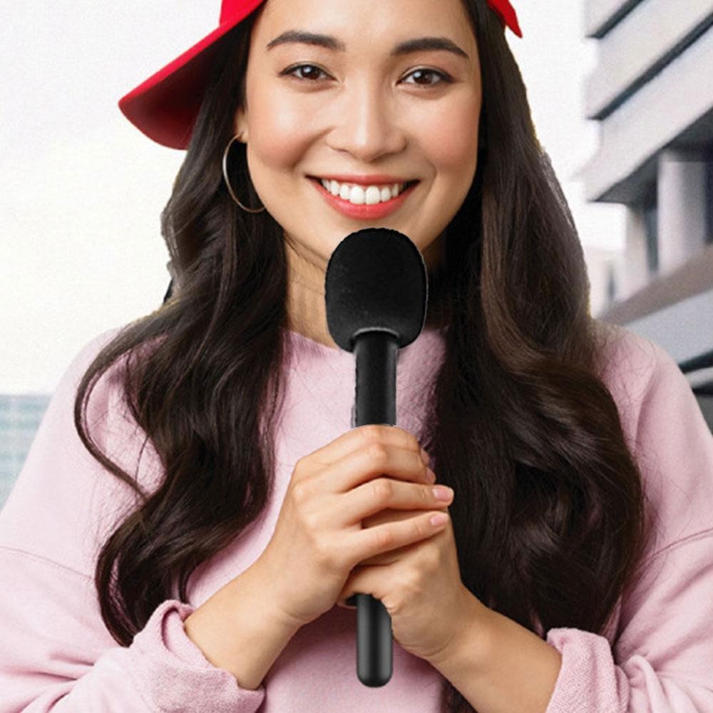 Handheld Microphone Adapter Wireless Microphone Interview Portable Stick UK A4J9