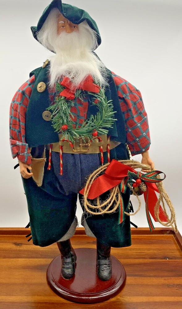 Cowboy Western Santa Doll Wild Wild West Boots Lasso Rope Figurine Doll 19