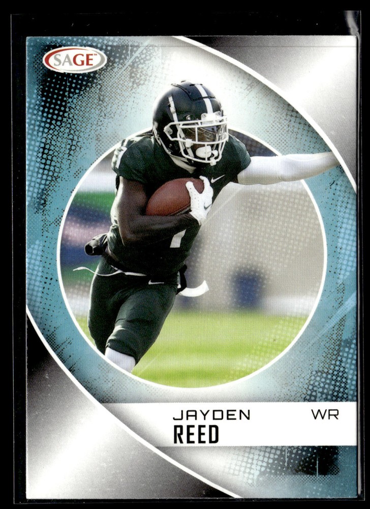 2023 SAGE HIT Jayden Reed #121 Michigan State Spartans