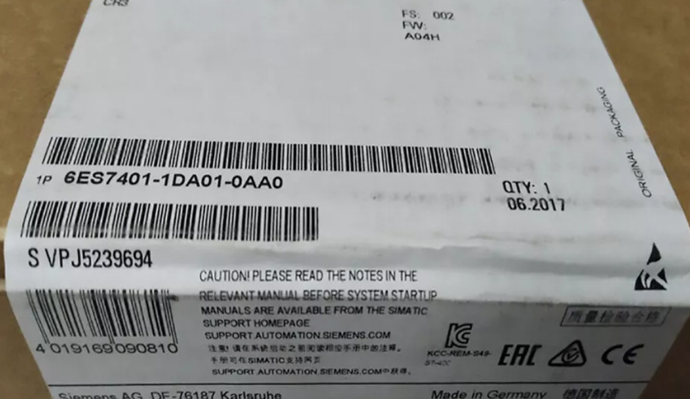 NEW Siemens 6ES7401-1DA01-0AA0 6ES7 401-1DA01-0AA0