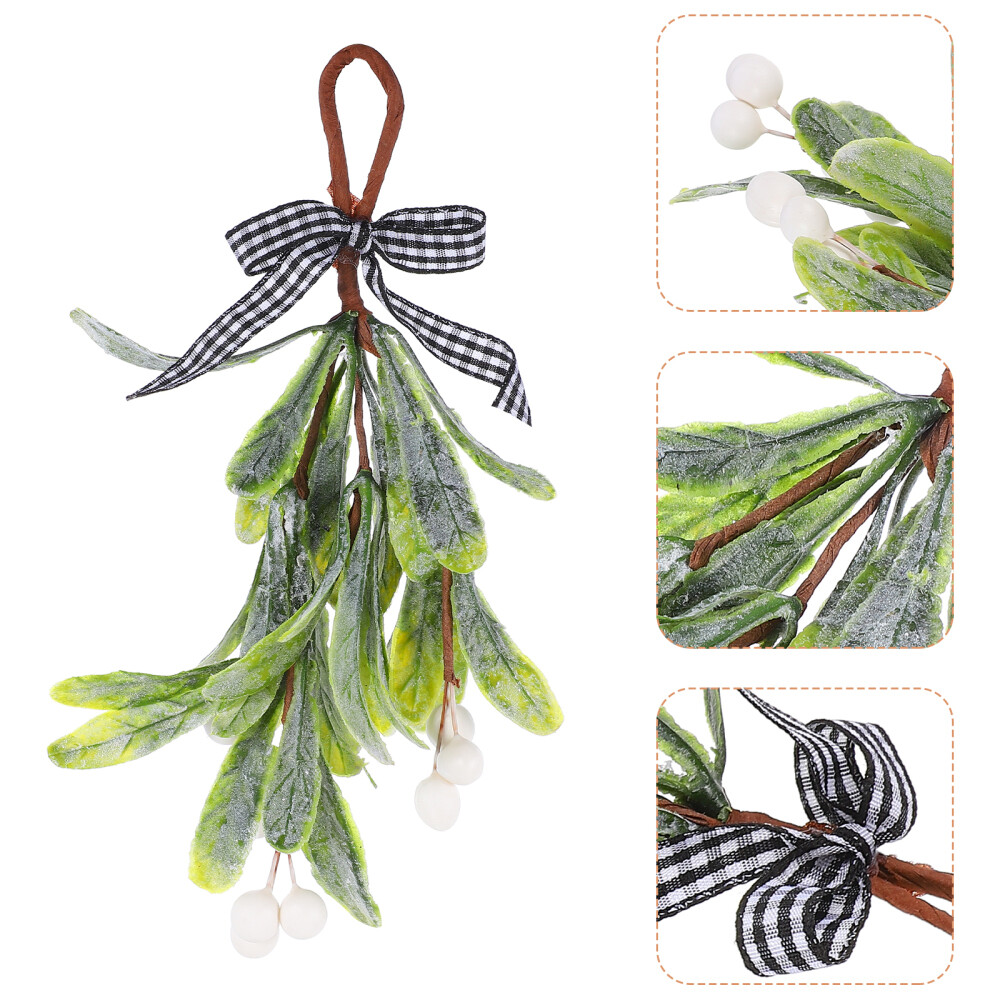 Christmas Mistletoe Branches Floral Picks Ornament Gift Ideas