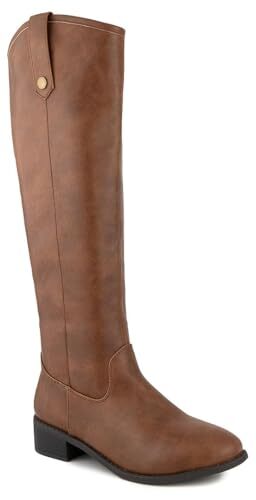 LONDON FOG Womens Irie Riding Boot, 8 wide