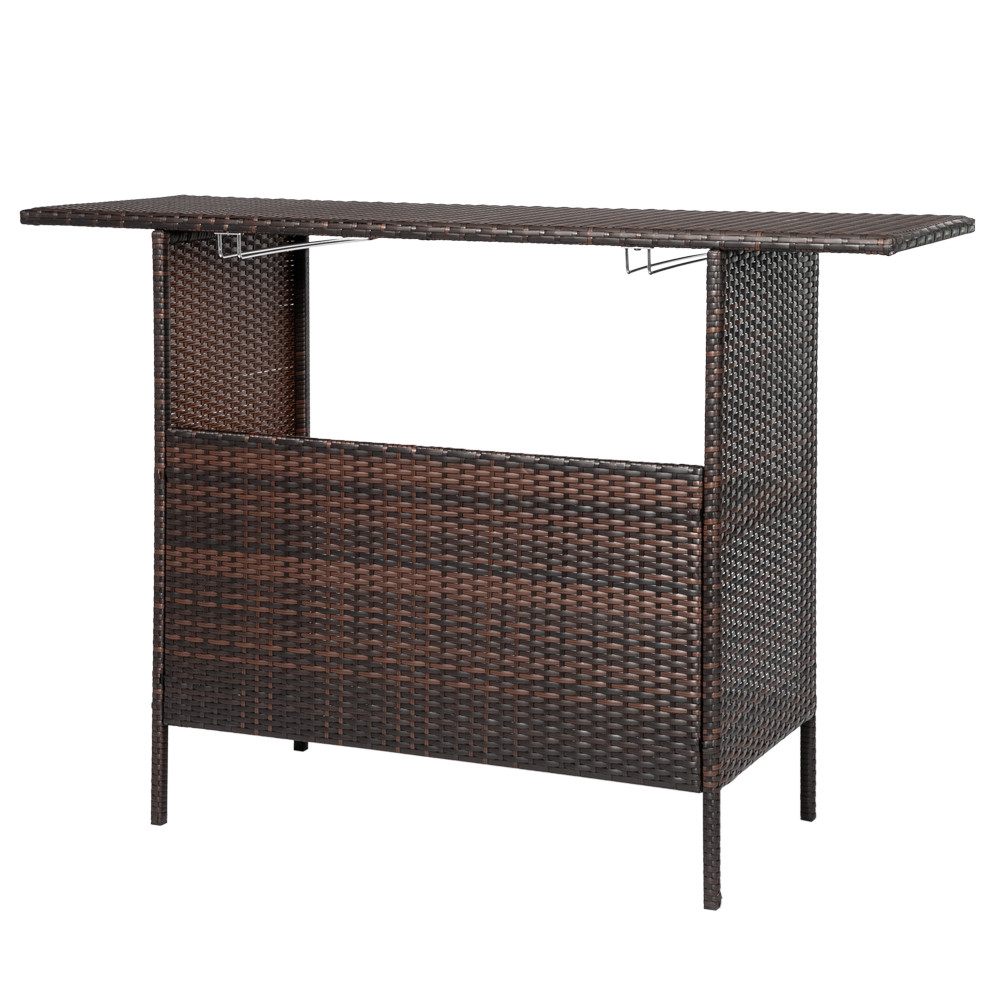 Brown Gradient Modern Bar Table Stylish Design Beautiful Home Decor
