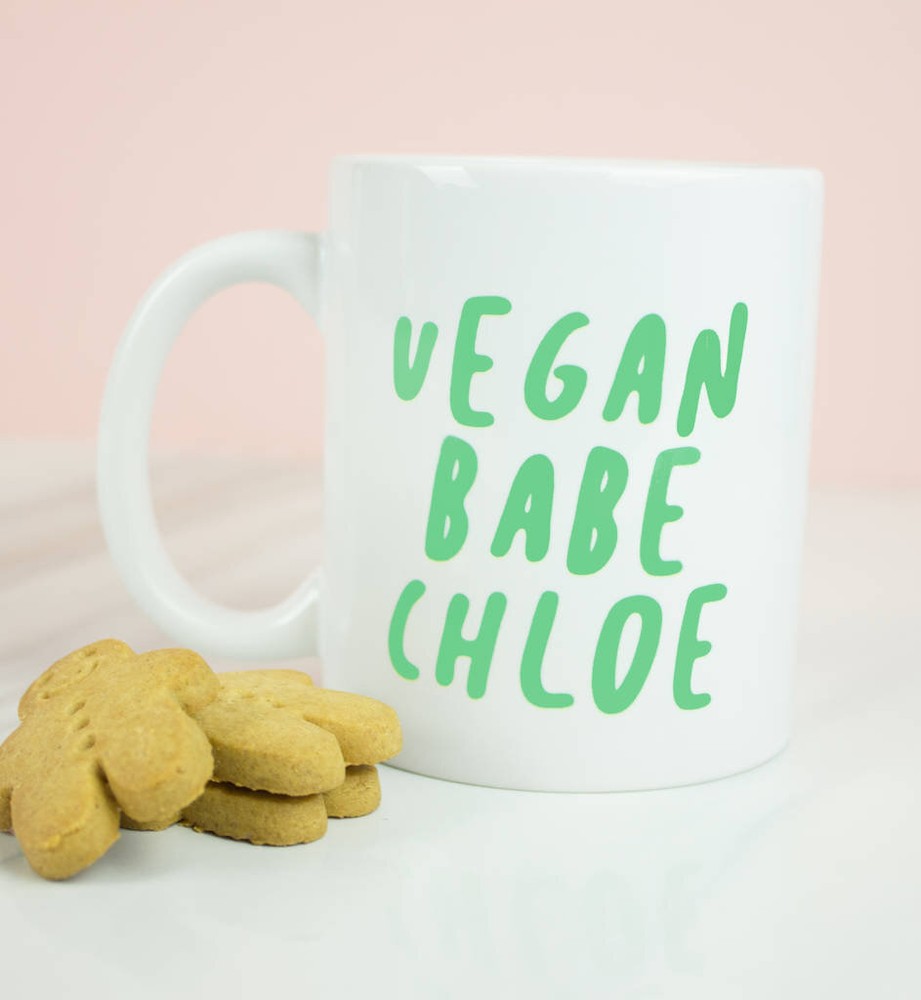 Vegan Babe Personalised Mug