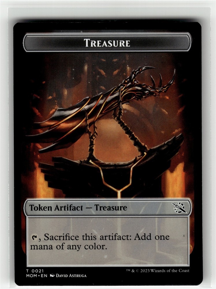 TREASURE TOKEN (0021) March of the Machine #21 MOM(NM+)(MTG)