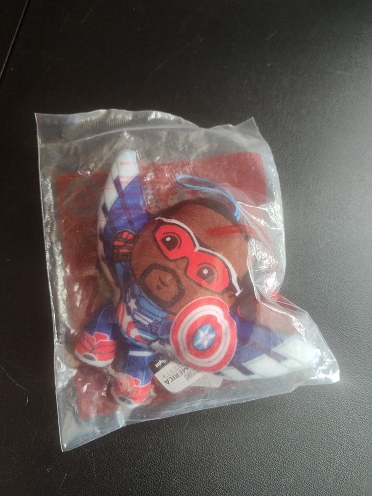 2024 McDonald’s Captain America Brave New World Plush Happy Meal Toy Falcon #1
