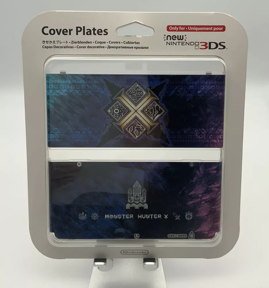 Nintendo 3DS kisekae cover Face plate Monster Hunter X 065 Limited Edition New