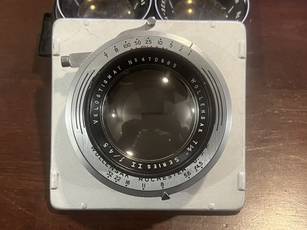 Wollensak Alphax Shutter Large Format 4.5, 7 1/2 Series 2 No. 470695