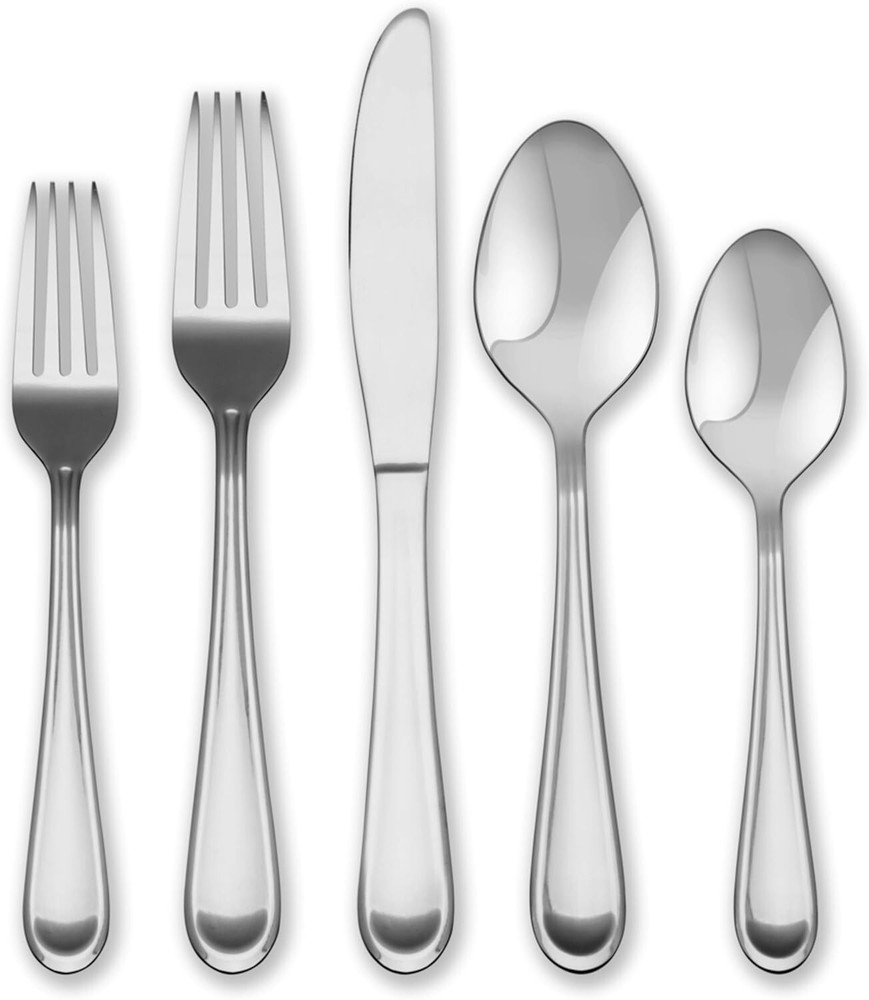 NOVA 101-Piece Stainless Steel Flatware Set for 12 by Hampton Forge
